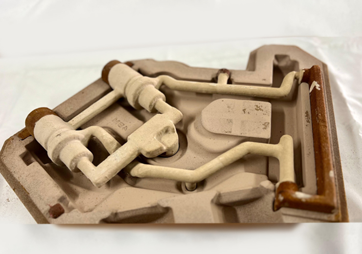 Precision machining of castings integrated with shell moulding facility